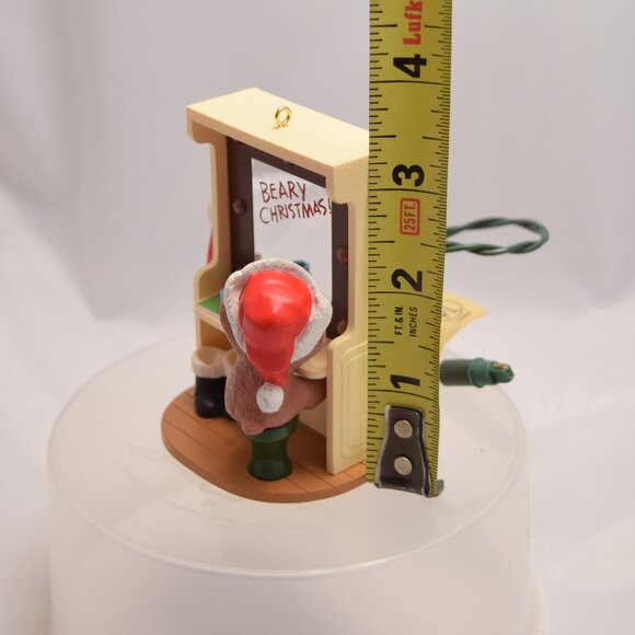 Hallmark Keepsake Ornament Backstage Bear Lights Christmas 1989 Anthropomorphic - Picture 3 of 8